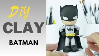 Handmade Clay Batman | DIY Simple and Easy |Clay Batman