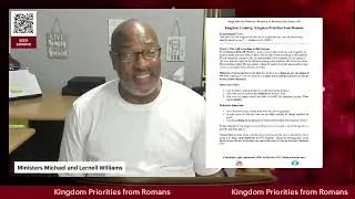 Kingdom Priorities from the book of Romans | 10/13/2025 7PM
