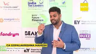 CA Gopikrishna Mahesh, Director, Financial crest | BW India Tax Leaders Awards 2025