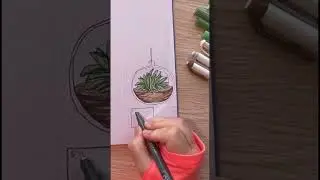 Simple Fun Terrarium Art for your Weekly Journaling