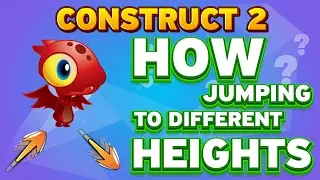 КАК ПРЫГАТЬ НА РАЗНУЮ ВЫСОТУ? | CONSTRUCT 2 БЫСТРЫЙ УРОК