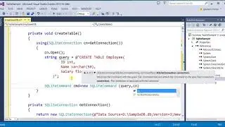 Connect SQLite from C# (Code) | SQLite
