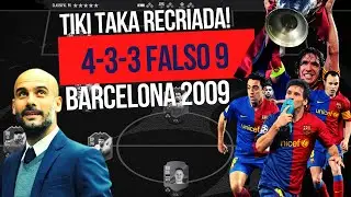 FIFA 23 - RECRIEI UMA DAS FORMAÇÕES MAIS FORTES DA HISTÓRIA! 4-3-3 FALSO 9 TIKI TAKA DO BARCELONA!
