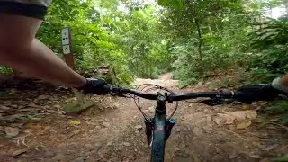The Double Drop That Ended in Disaster | Bukit Timah MTB Trail (Singapore)