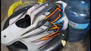 XRAY XB8 body RC painting 바디 도색