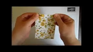 Stamping With Val - Using the Gift Bag Punch Board Video