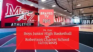 12/19/2025 Boys Junior High Basketball vs. Robertson Charter School