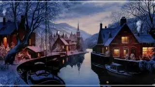 Cozy Winter Night Ambience Relaxing Music for Sleep