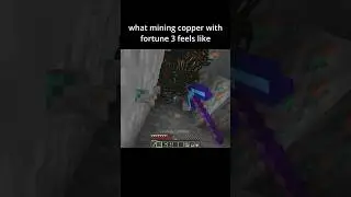 mining copper with fortune 3 be like