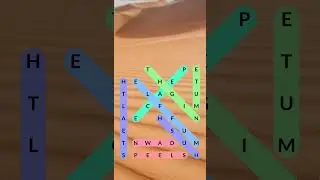 Satisfying Sound Playing Word Search Puzzle Game #games #asmrsounds #viral #trending #wordsearch