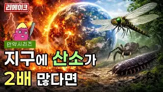 🍠 만약 지구의 산소가 2배라면 무슨 일이 일어날까? (feat. 메가네우라)