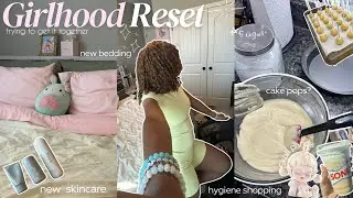 Girlhood Reset ˚˖𓍢ִ໋🧖🏽‍♀️✧🎧˚.🎀༘⋆ | hygiene shopping, room makeover, self care & sweet treats