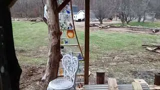 Cabin stage alternative building materials project