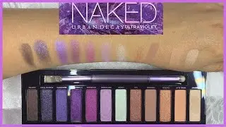 *NEW* NAKED ULTRAVIOLET EYESHADOW  SWATCHES FIRST IMPRESSIONS |