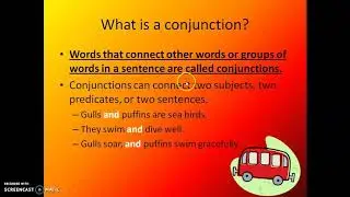 Conjunction class 5 English