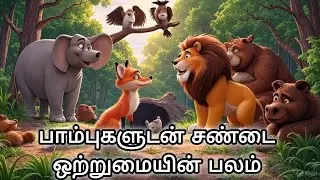 பாம்புகளுடன் சண்டை- ஒற்றுமையின் பலம்...#cartoon #kuttistory #childrensstories #தமிழ்கதைகள்சிறுகதைகள்