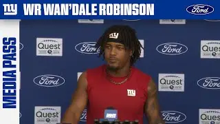 Wan'Dale Robinson on Russell Wilson's Attention to Detail | New York Giants