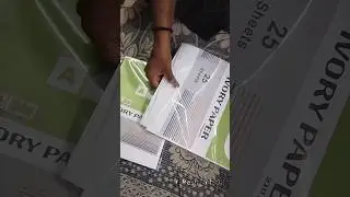 Unboxing A3 and A4 size ivory paper 🗞️🤯🤯 #shorts #viralshorts #drawing #unboxing