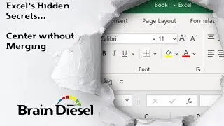 Merge and Center Text without Merging Cells in Excel