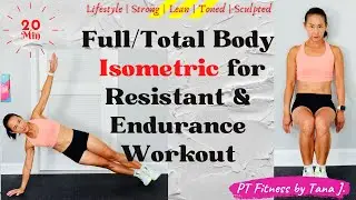 Quick ISO Body-weight (No Equipment) Exercises for Full/Total Body Strength and Endurance Workout