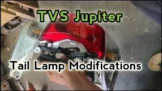 How to LED Tail Light Modifications || TV'S JUPITER Tail light Repairing | Custom LED tail Light