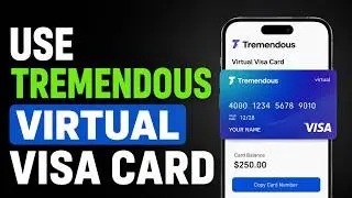 Как пользоваться виртуальной картой Visa от Tremendous | Покупки в интернете с помощью карты Visa...