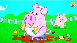 Чем питаются сельскохозяйственные животные? 🐮🌽 | Песня о животных и их еде | Bibo Kidloland