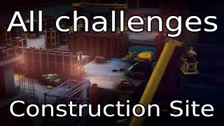 Construction Site - all challenges guide in Midnight Fight Express