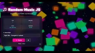 Random Music JS &mdash; Endless kind of 8-Bit Generative Music Live