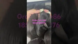 Raw hair full cuticles body wave bundles on sale ! Can bleach to pure blonde hair ! #raw