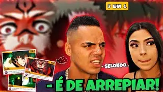 React • Rap do NaoFumi + Rap do Sukuna (Jujutsu Kaisen) + Manipulando - Zetsu | Takeru 3 EM 1 🔥