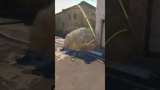 Long Start Smoke On Dust 2 CS2 #shorts