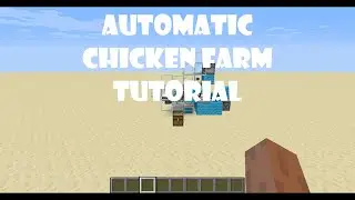 AUTOMATIC Chicken Farm TUTORIAL | Minecraft