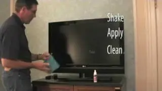 How to clean LCD television with Brillianize