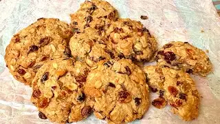 Super Easy Healthy Oat Cookies Recipe | Chewy Oatmeal Cookies Recipe | Healthy Recipes