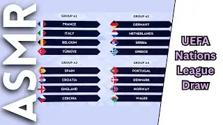 Let&rsquo;s discuss the UEFA Nations League draw [ASMR Football]