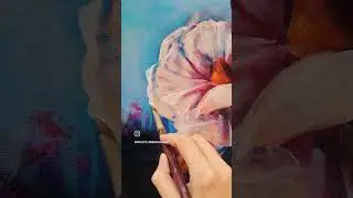 My biggest artwork ever. A huge dyptich #flowers #angel #painting