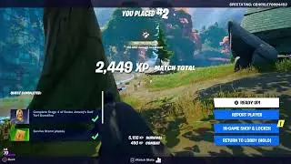 Terra Chic's PS4 Daily Punch Card Fortnite Game Play