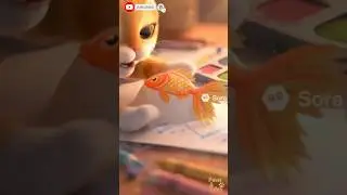 😹 The Cat That Brought Its Drawing to LIFE! | Realistic AI Short #Sora2 #Shorts