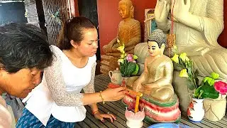 What is a Cambodian Rural Village Temple Like?