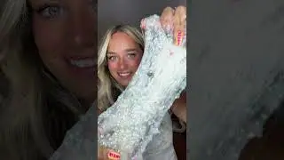 Cotton Candy Slime ASMR: Bingsu Beads Crunch Bliss! #slime #slimeasmr