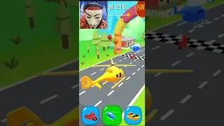 Shape Shifting Funny Race Gameplay New Hyper Casual Games #shorts #shortvideo #shapeshifting