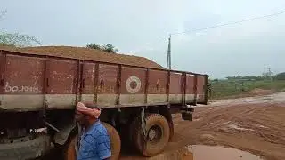 వీరపురం ర్యాంప్ Veerapuram Ramp Esuka Sand D.D  loding process🤩#viral #lorrydrivers#khammam #yshorts