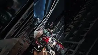 Osmo Pocket 3 spin shot 🌃 Low light test in Hong Kong