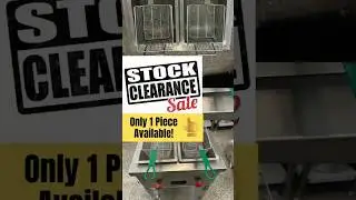 Stock Clearance 🚨 Commercial Double Deep Fryer | Only ₹15,000