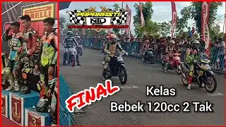 Part 8 : Final Kelas Bebek 120cc 2 Tak Open Road Race Lubuk Basung Agam Sumbar 09 Juni 2019