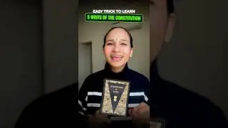 Easy trick to learn 5 writs of Indian Constitution ✨🧠