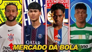 PSG anuncia promessa do Barça, Lyon cogita ficar com Endrick, Depay quer sair E+! | MERCADO DA BOLA