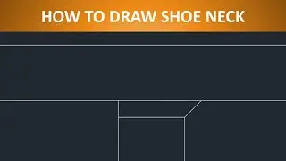 how to draw SHOE NECK || HVAC DRAFTING