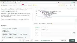 724 Find pivot index  | Tamil | Easy Problem | Python | Leetcode | தமிழ் #leetcode #python